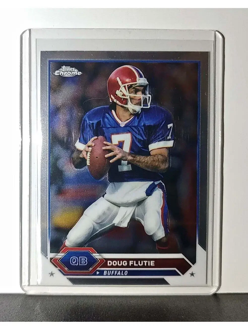 Doug Flutie 2023 Topps Chrome NFL #35 Card Buffalo Bills